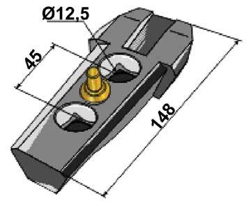 Adaptateur Speed Loc Entraxe de 57 à 63 mm - Angle 50° - Série 410