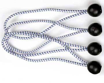 Attaches élastiques ouvertes 300 mm - Par sachets de 4